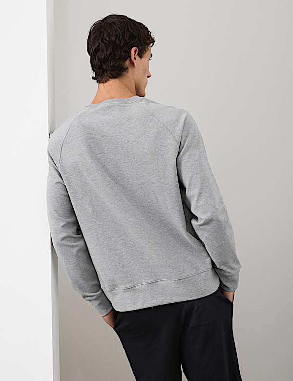 Sudadera elástica de algodón informal - US