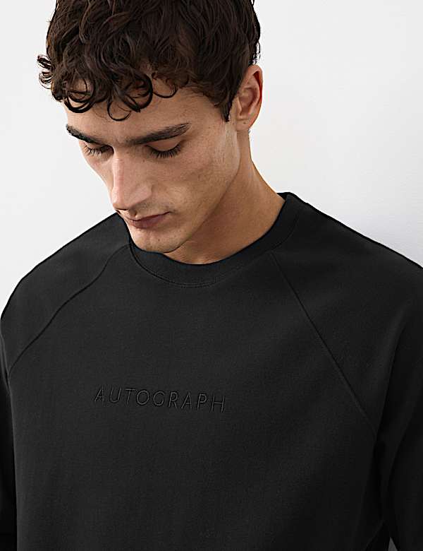 Cotton Rich Stretch Loungewear Sweatshirt