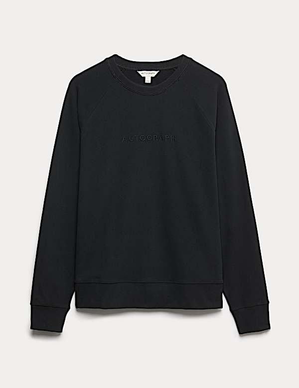 Cotton Rich Stretch Loungewear Sweatshirt