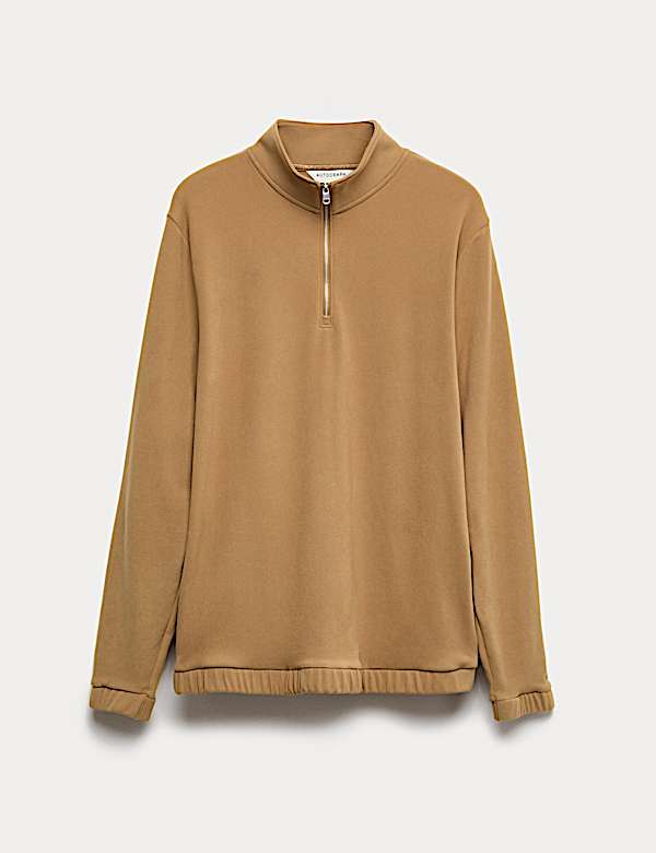 Luxury Fleece Half Zip Loungewear Top - NL