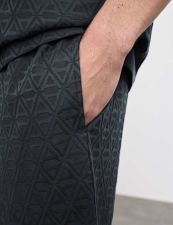 Cotton Rich Jacquard Pyjama Shorts