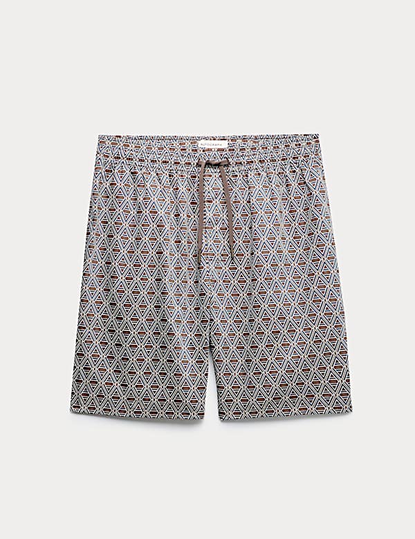 Cotton Rich Printed Pyjama Shorts - IT