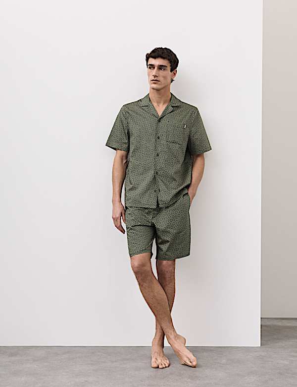 Cotton Rich Printed Pyjama Top - TW