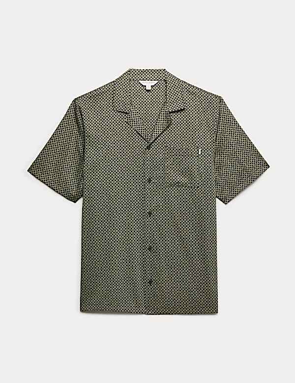 Cotton Rich Printed Pyjama Top - TW