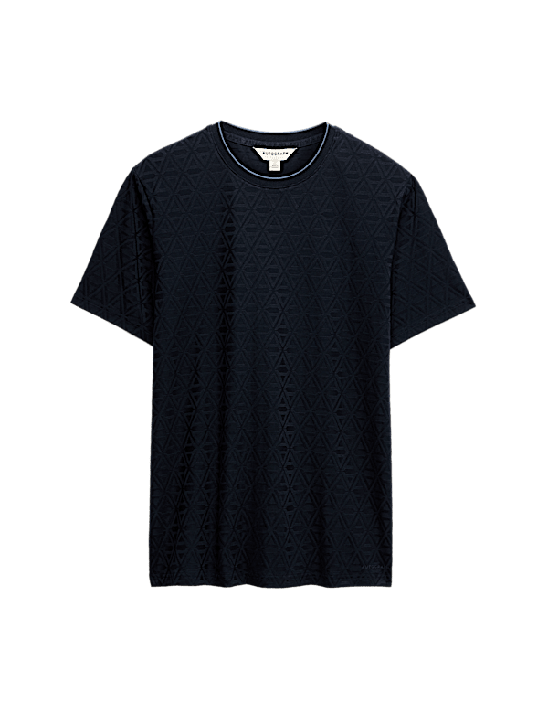 Cotton Rich Textured Loungewear Top