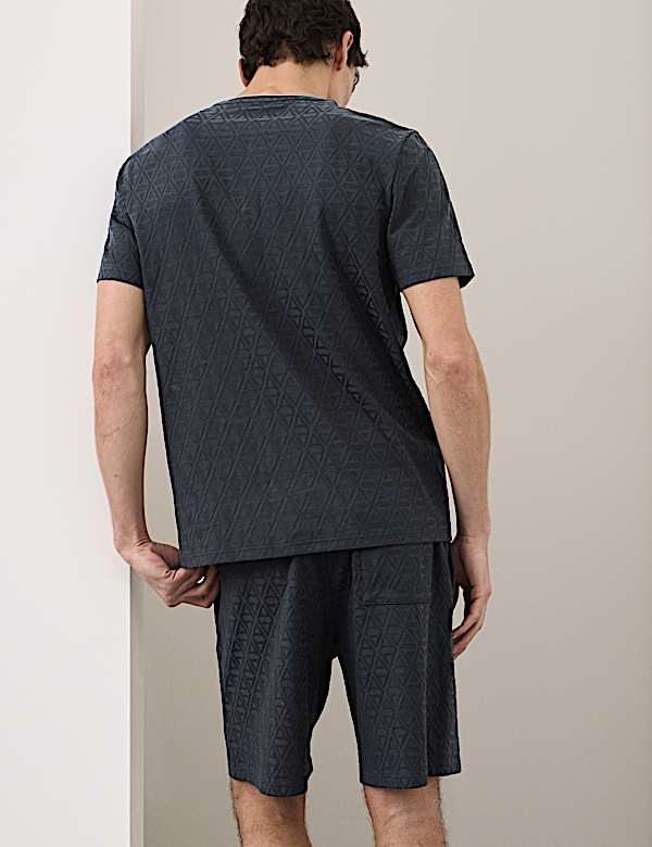 Cotton Rich Textured Loungewear Top - AT