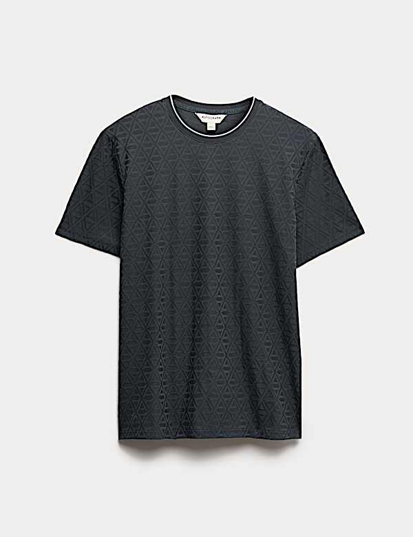 Cotton Rich Textured Loungewear Top - GR