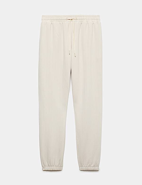 Cotton Modal Blend Drop Needle Pyjama Bottoms - IL