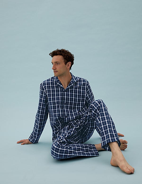 Cotton Checked Pyjama Set