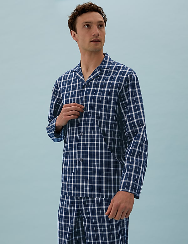 Cotton Checked Pyjama Set