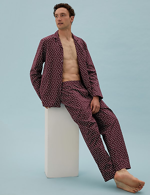 Cotton Paisley Print Pyjama Set