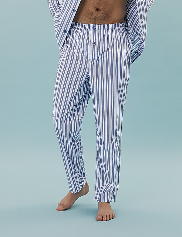 Cotton Striped Pyjama Set