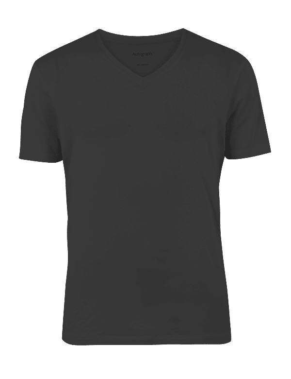 Supima® Cotton Blend V-Neck T-Shirt Vest