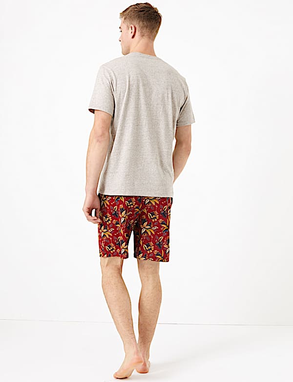 Pure Cotton Palm Print Pyjama Set