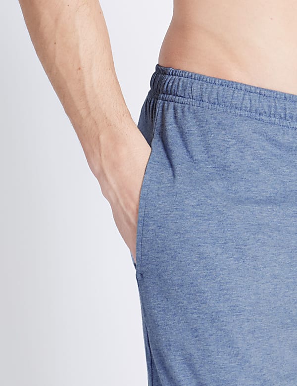 2 Pack Pure Cotton Jersey Pyjama Shorts