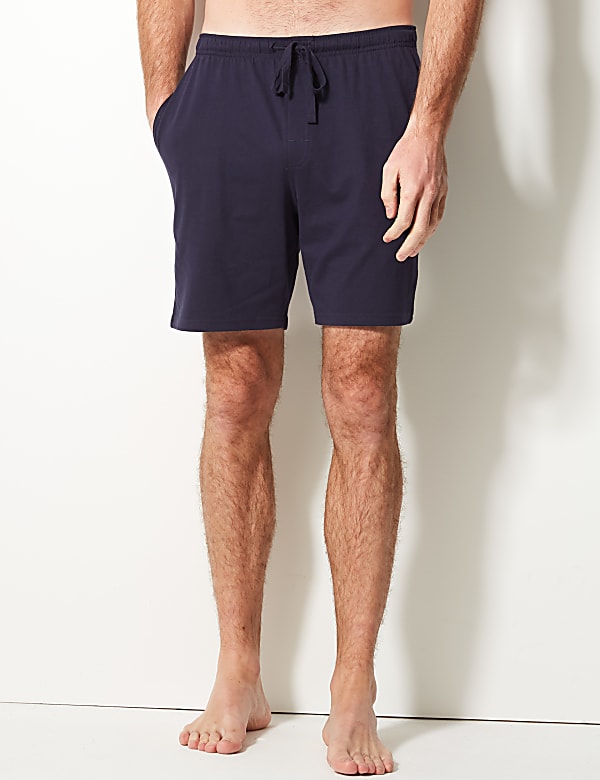 Pure Cotton Striped Pyjama Shorts Set