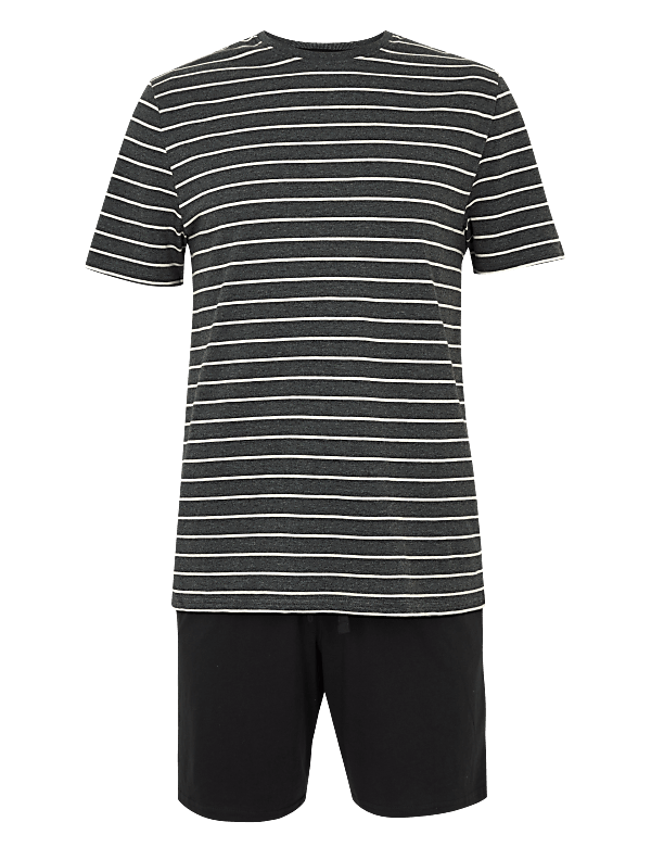 Pure Cotton Striped Pyjama Set