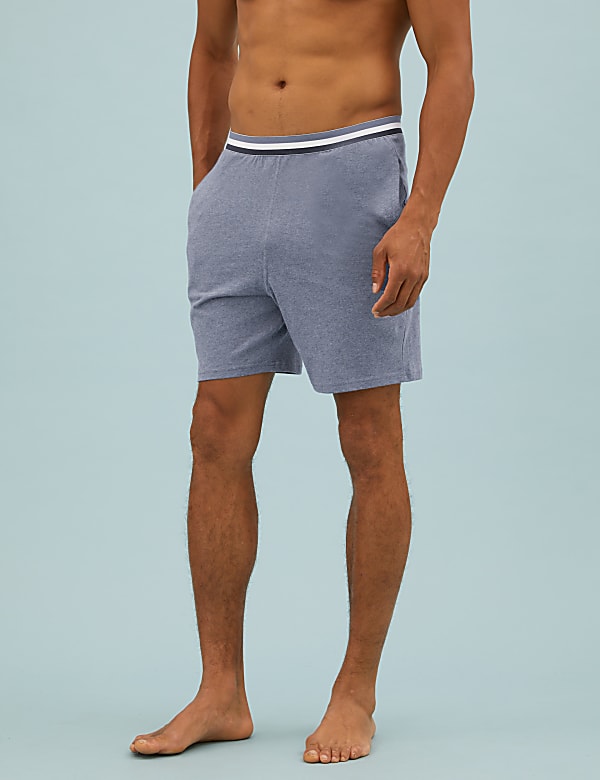 2 Pack Pure Cotton Pyjama Shorts