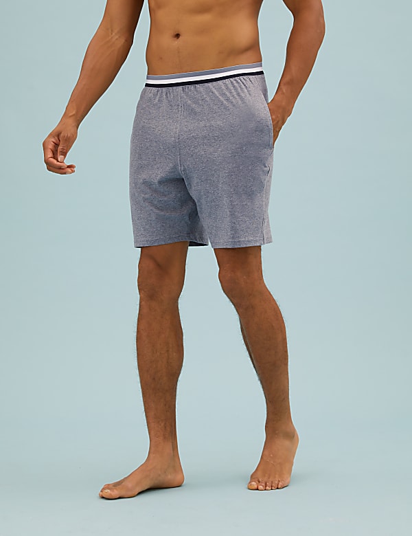2 Pack Pure Cotton Pyjama Shorts
