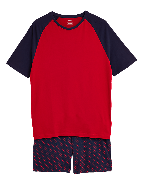 Pure Cotton Heart Print Pyjama Set
