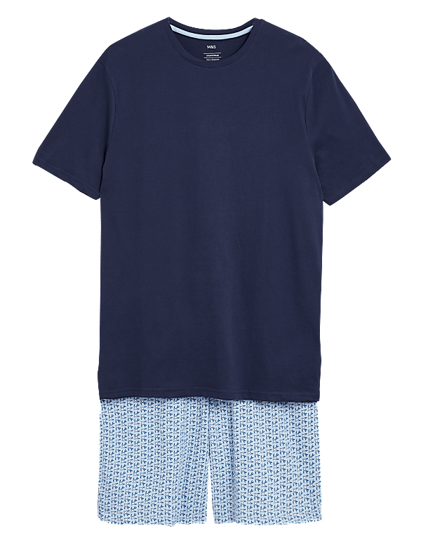 Pure Cotton Swallow Print Pyjama Set