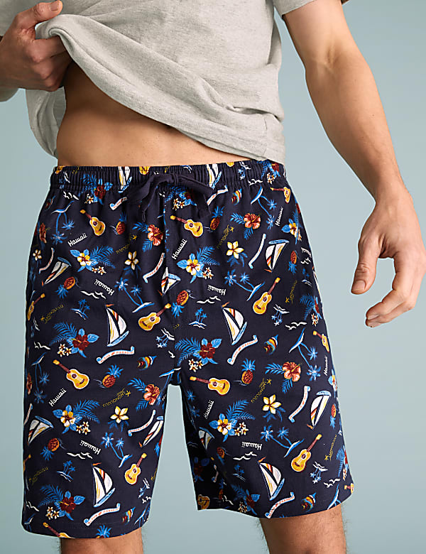 Pure Cotton Hawaiian Print Pyjama Set