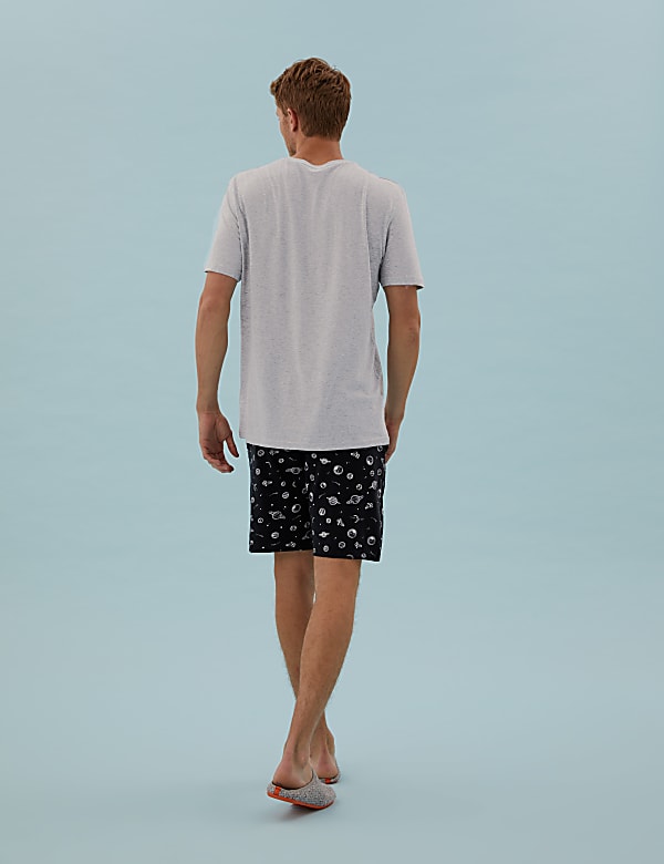 Pure Cotton Space Print Pyjama Set