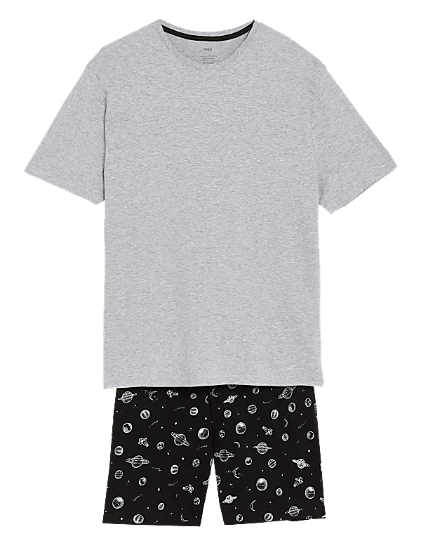 Pure Cotton Space Print Pyjama Set