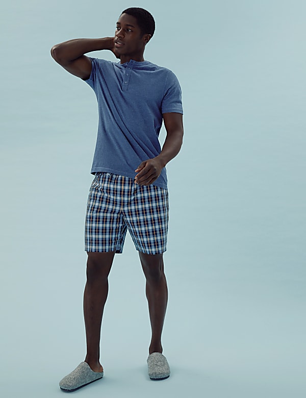 Pure Cotton Checked Pyjama Set