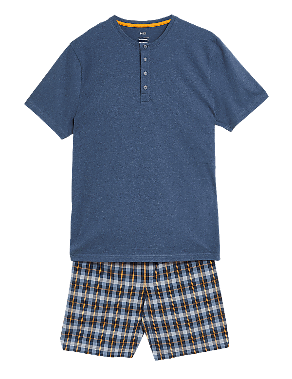 Pure Cotton Checked Pyjama Set
