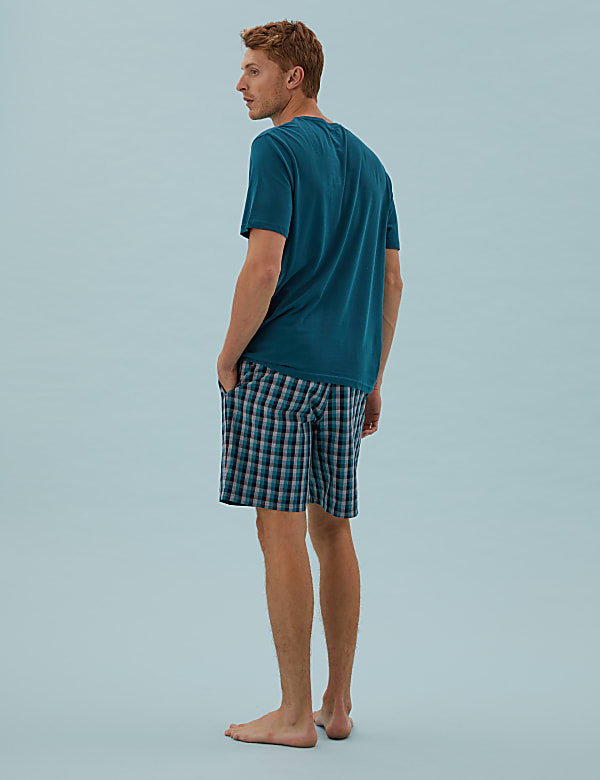 Pure Cotton Checked Pyjama Set