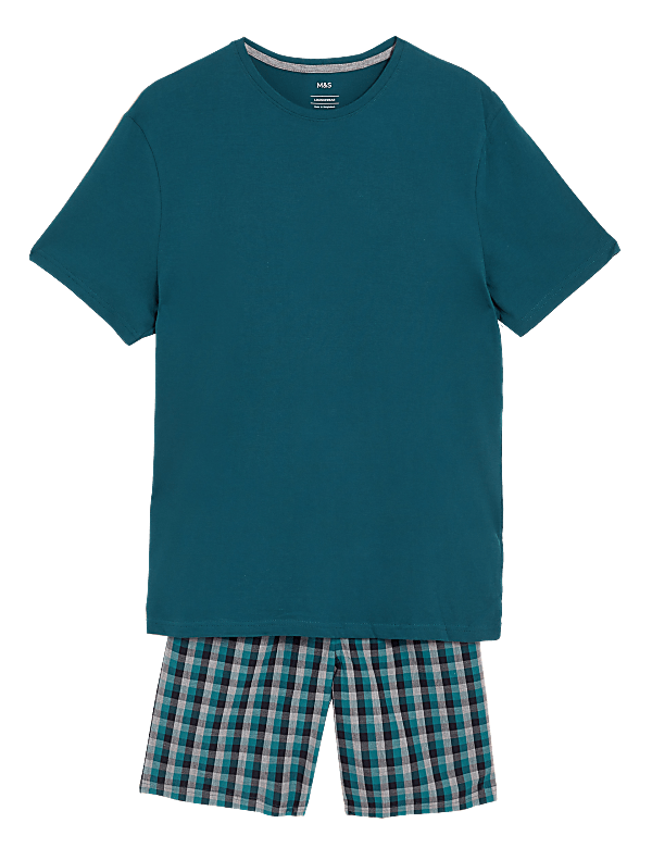 Pure Cotton Checked Pyjama Set