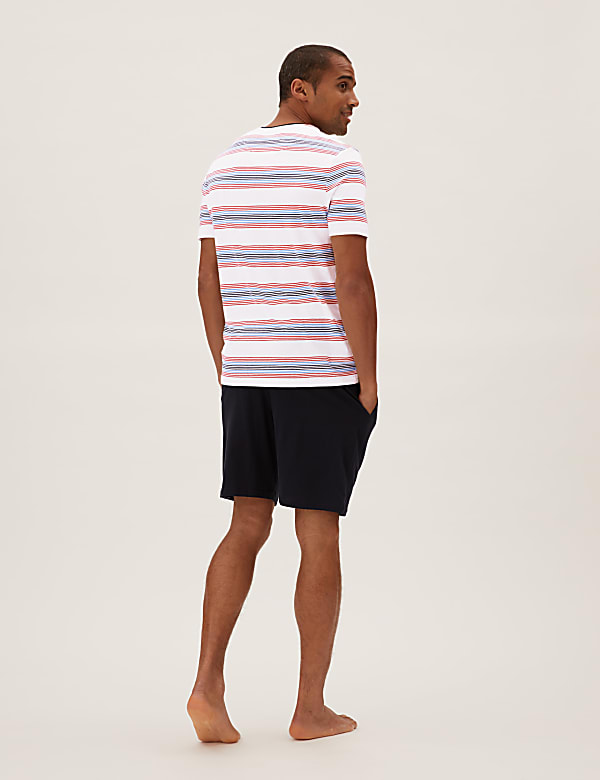 Pure Cotton Striped Pyjama Set