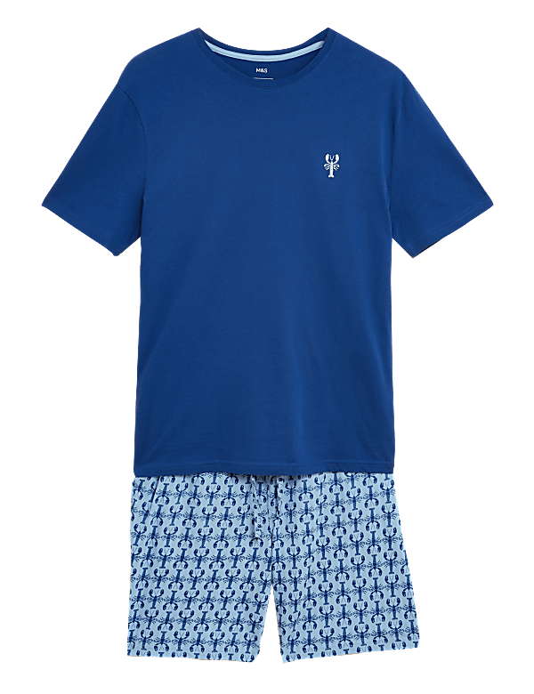 Pure Cotton Lobster Print Pyjama Set