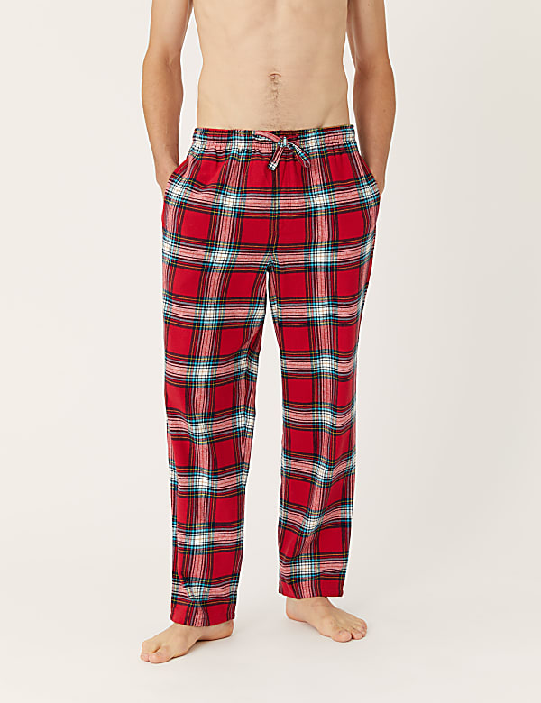 Men's Checked Family Christmas Pyjama Set
