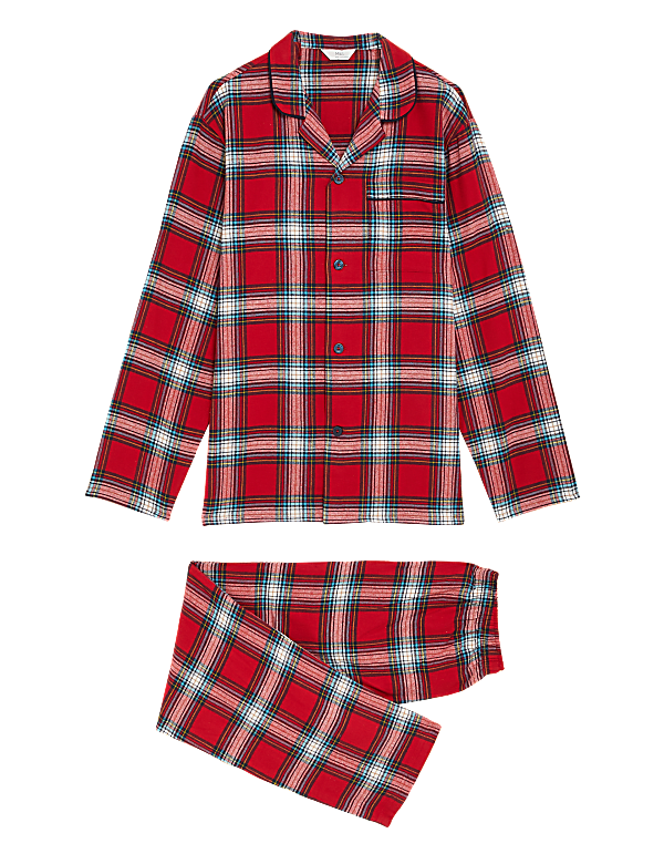 Men's Checked Family Christmas Pyjama Set