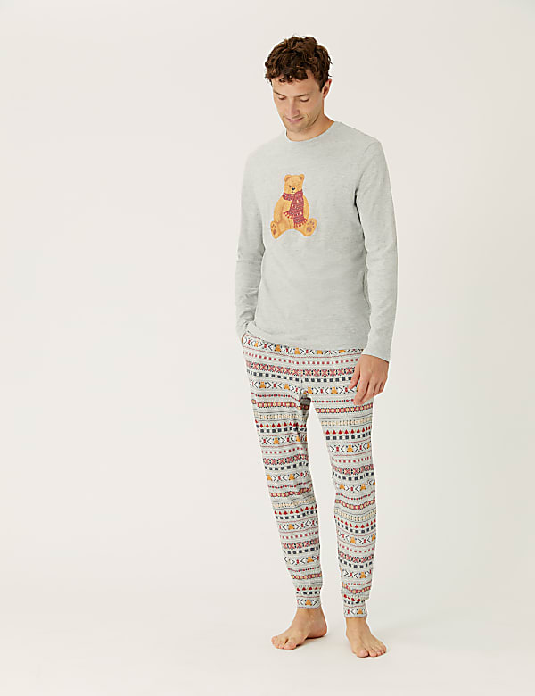 Men's Spencer Bear Family Christmas Pyjama Set