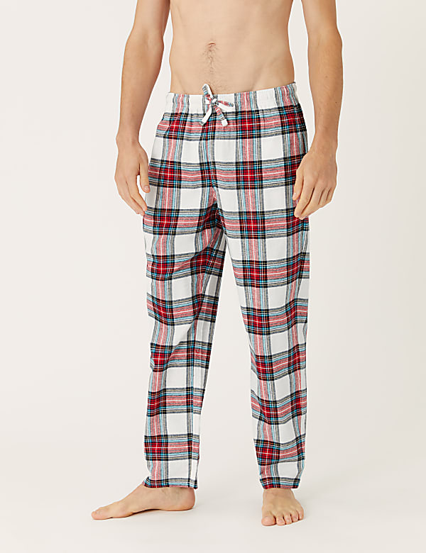 Men's Checked Family Christmas Pyjama Set