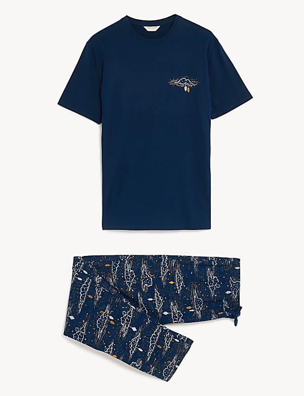Mens Pure Cotton Eid Pyjama Set