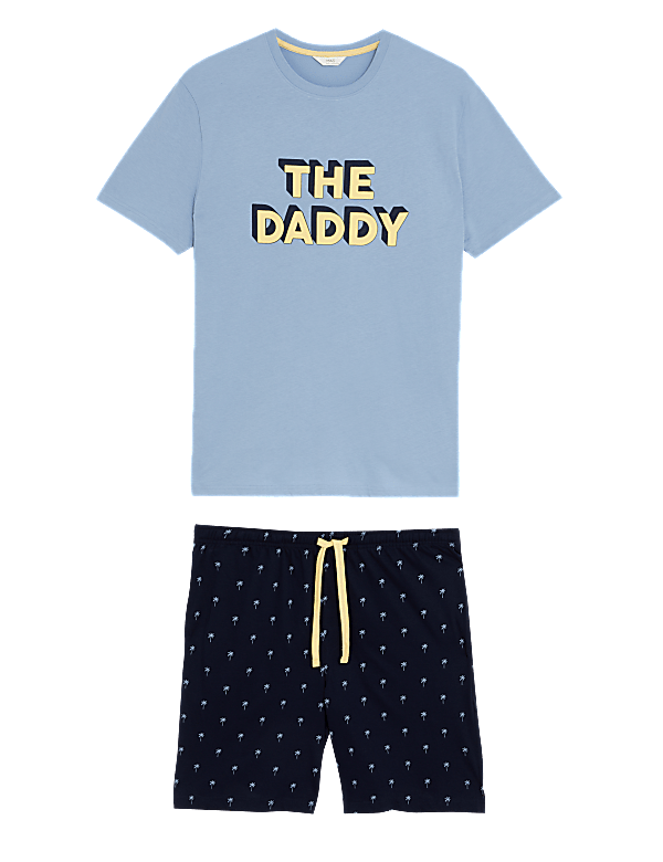 Pure Cotton The Daddy Slogan Pyjama Set