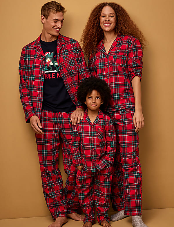 Men's Checked Family Christmas Pyjama Set - CH