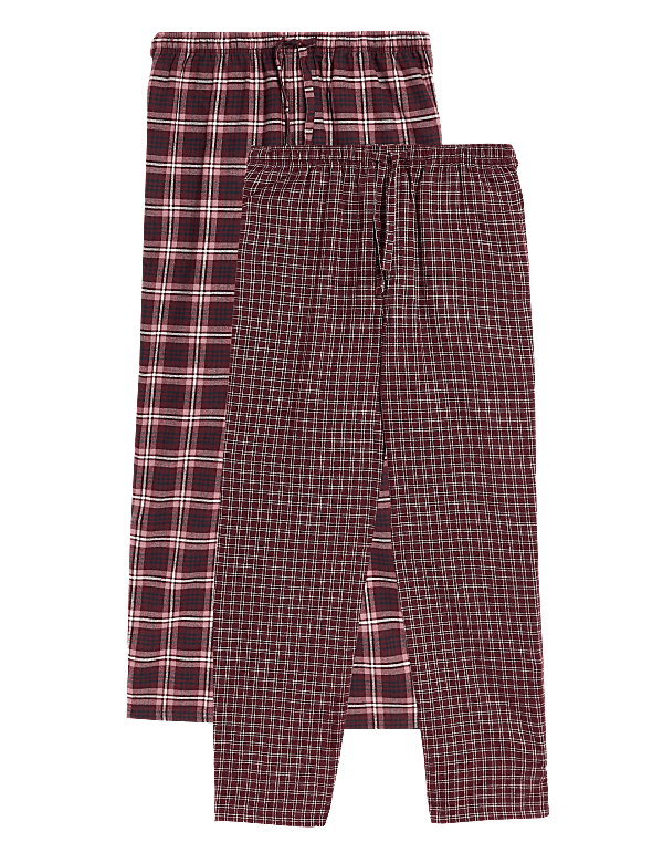 Pure Cotton Checked Regular Fit Pyjama