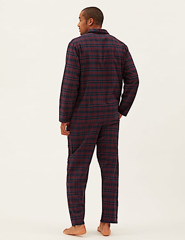 Brushed Cotton Checked Pyjama Set