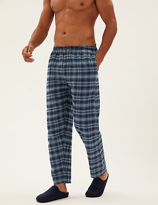 Brushed Cotton Checked Pyjama Set