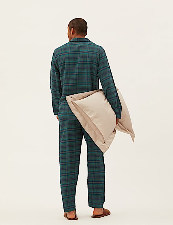 Brushed Cotton Checked Pyjama Set