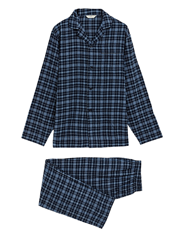 Brushed Cotton Checked Pyjama Set