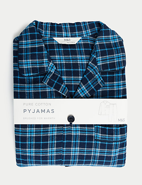 Brushed Cotton Checked Pyjama Set