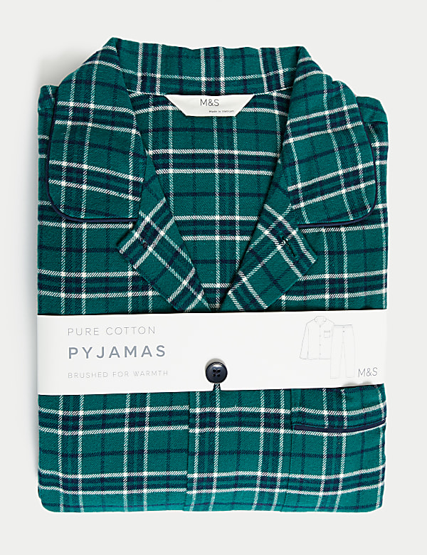 Brushed Cotton Checked Pyjama Set