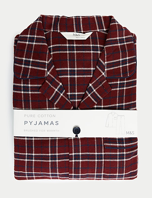 Brushed Cotton Checked Pyjama Set