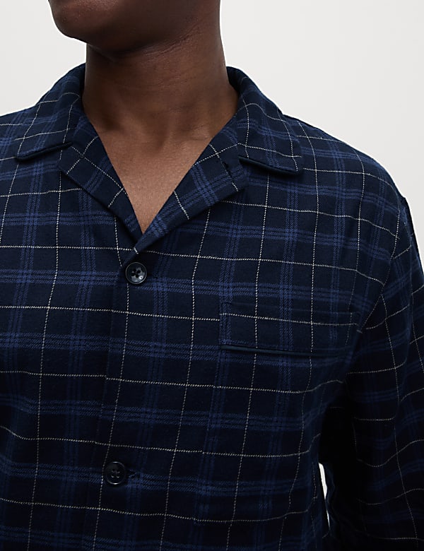Brushed Cotton Checked Pyjama Set
